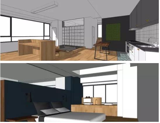 living-room-sketchup