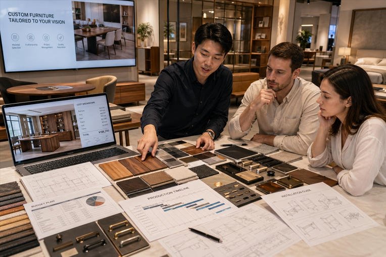 how to source custom furniture