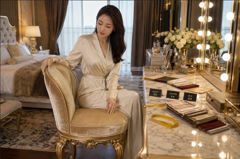 luxury vanity chair