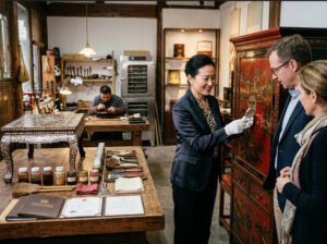 Authentic Chinese lacquer furniture
