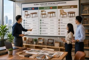 China vs Vietnam vs Indonesia furniture suppliers