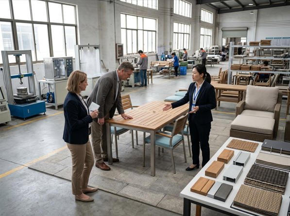 Chinese-made outdoor furniture materials weather resistance safety