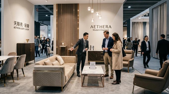 sourcing furniture in China regions showrooms trade shows