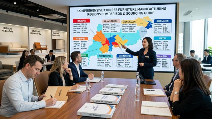 China regional furniture manufacturing hubs