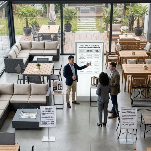China vs local patio furniture pros cons value
