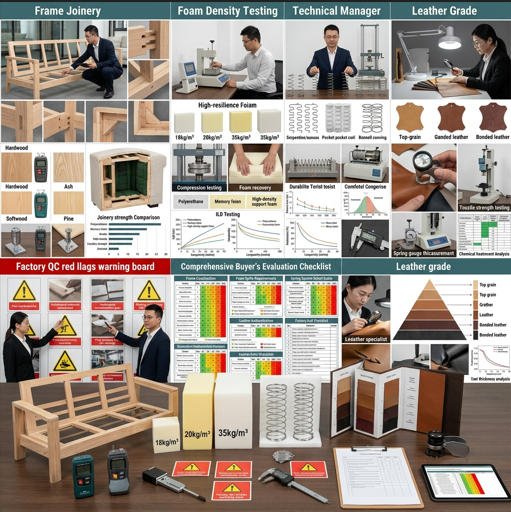 quality Chinese sofa construction B2B buyers guide