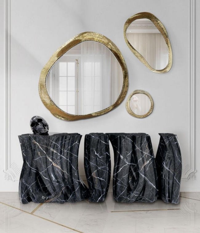 custom iron console table-jade ant furniture