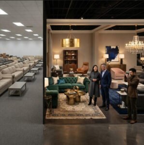 independent showroom design for furniture distributors