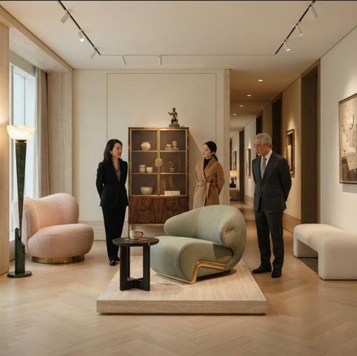 luxury furniture curation personal museum home